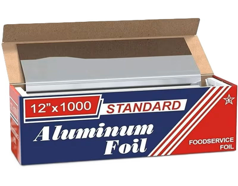 12" x 1000' Heavy Duty Aluminum Foil Roll
