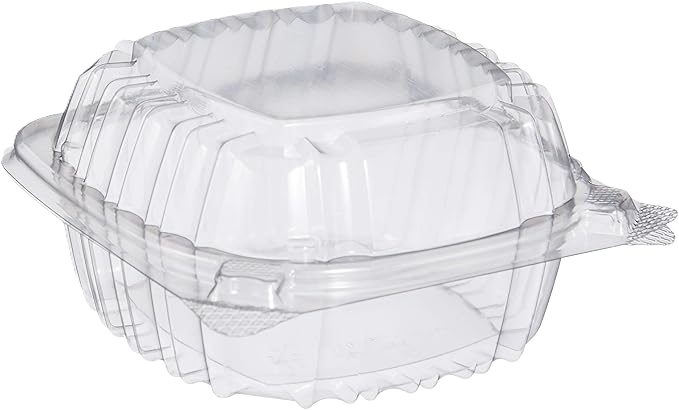 Clear Hinged Container 6"x6"