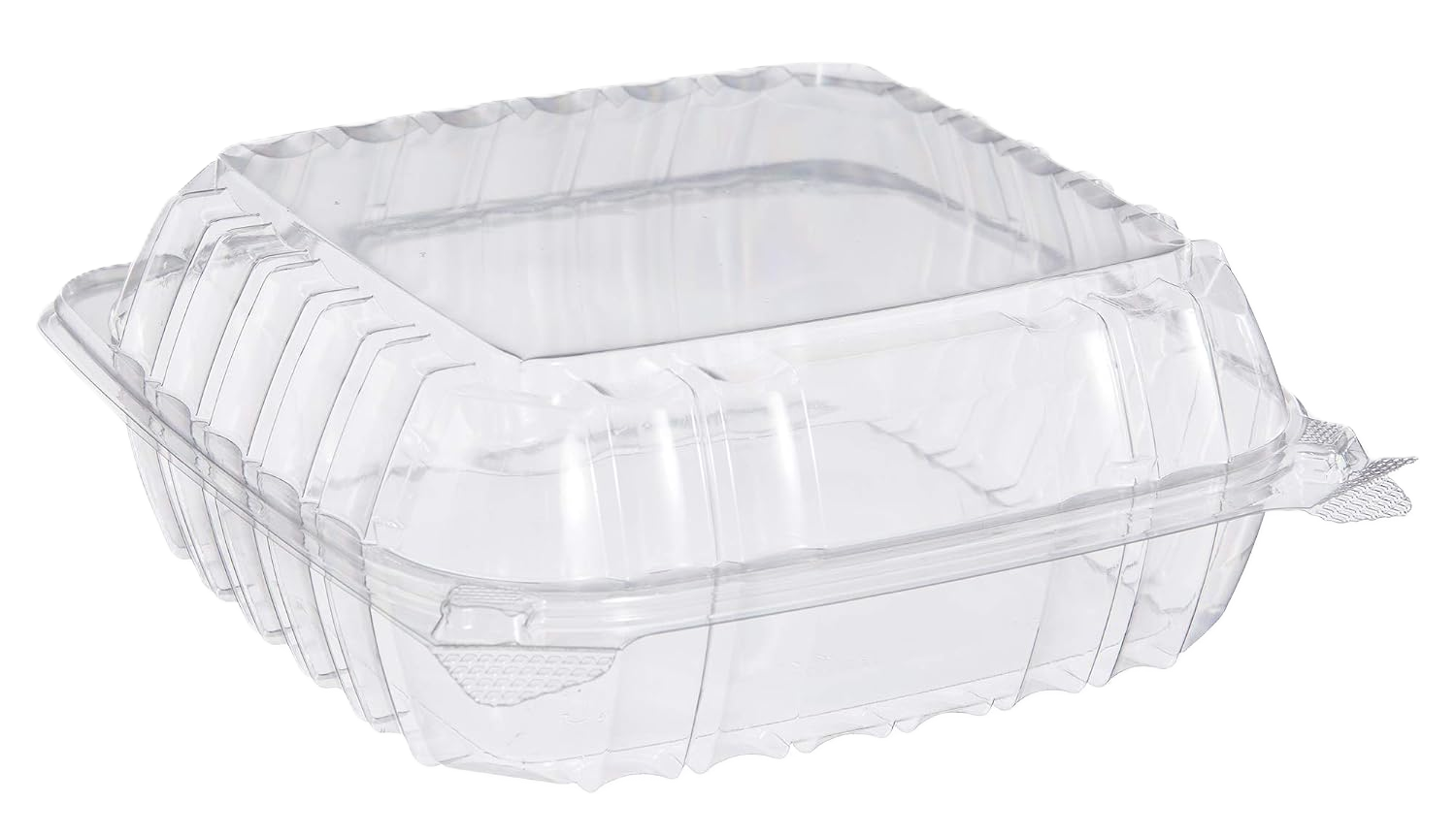 Clear Hinged Container 8"x8"
