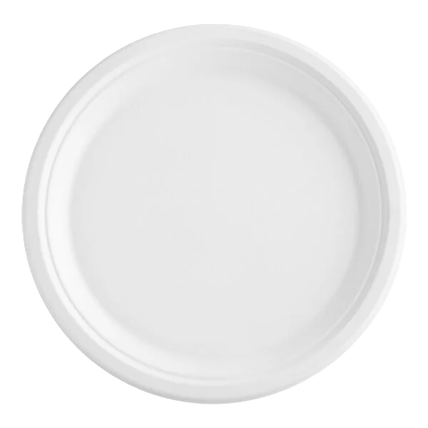 6" Round Compostable Fiber Plate