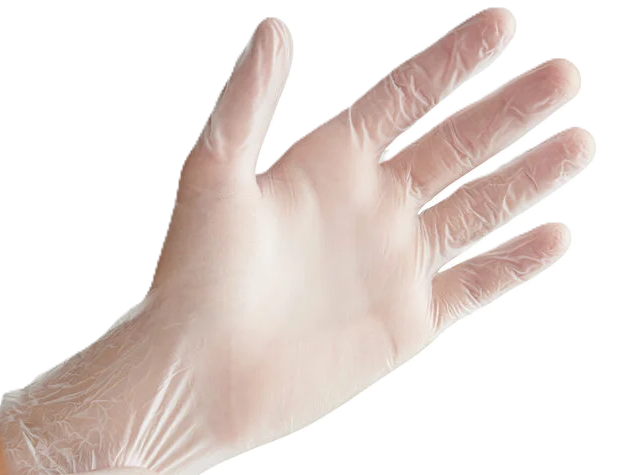 Powder-Free Disposable Vinyl Gloves - S