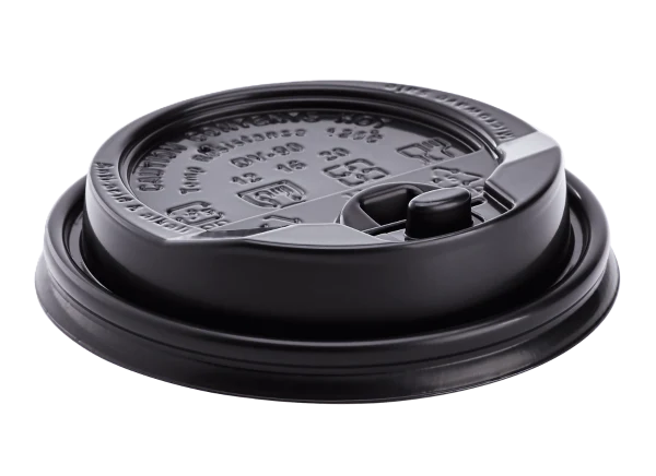 HOT COFFEE CUP LID BLACK