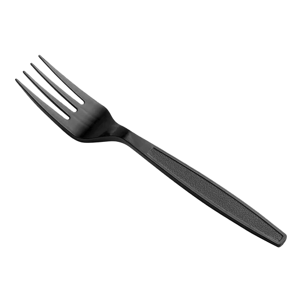 Heavy Weight Plastic Fork Black