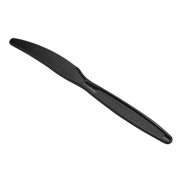 Heavy Weight Plastic Knife Black