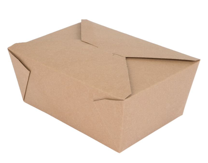Kraft Paper Take-Out Boxes #4 112oz