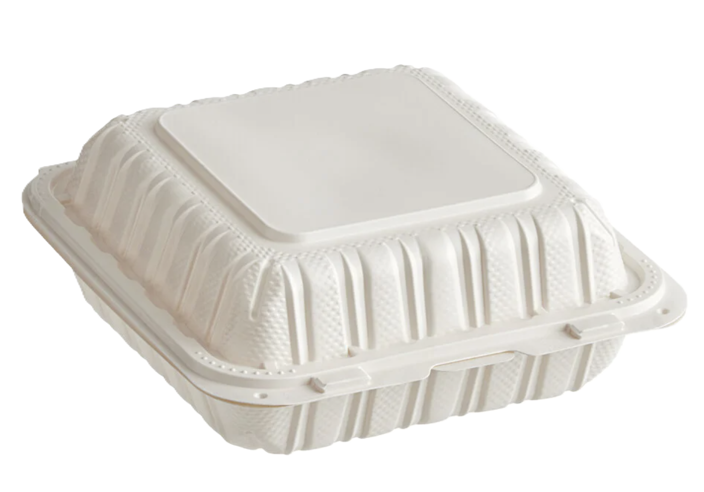 Microwaveable Hinged Take-Out Container 9"x9"